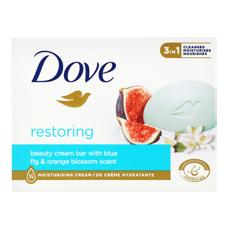 Крем-мыло 3в1 Инжир и лепестки апельсина Dove 90г Dove