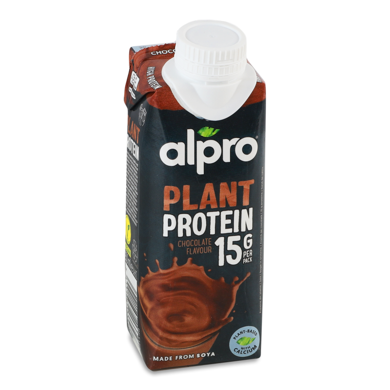 Напій соєвий високобілковий з шоколадним смаком 250мл т/брік Алпро