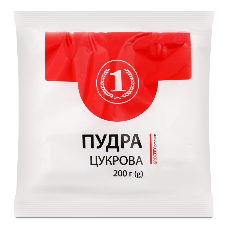 Пудра цукрова 200г ТМ “1”