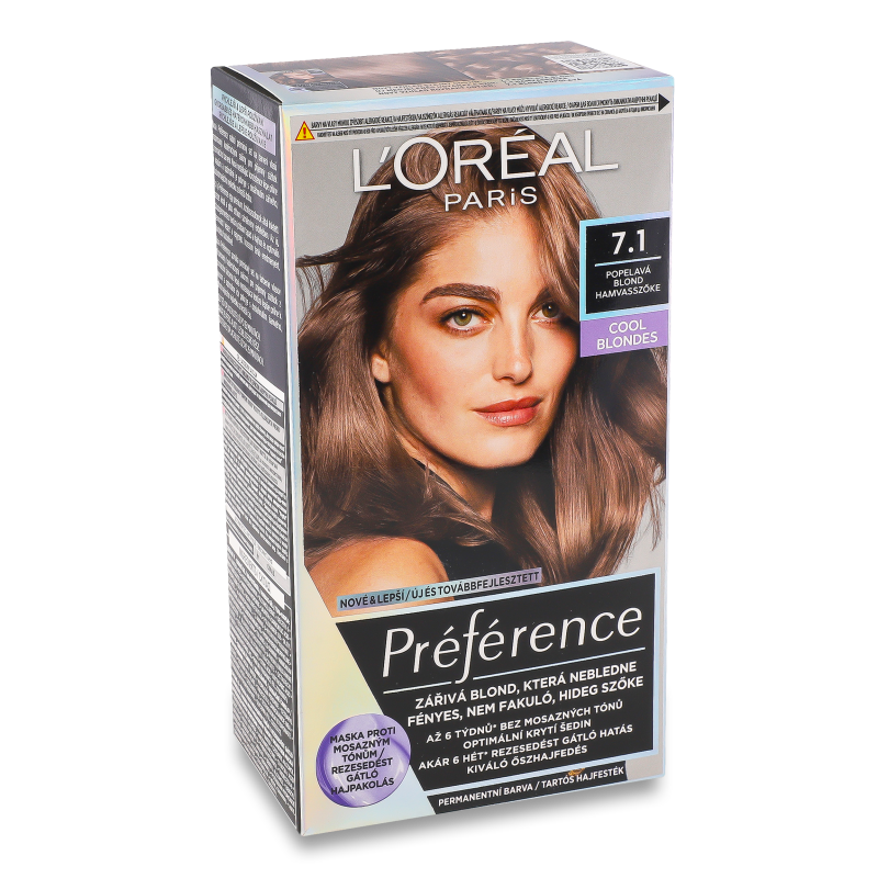 Фарба д/волосся Preference 7.1 попелястий русий L’Oreal