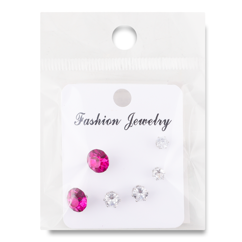 Сережки-гвіздки з камінцями та штучними перлами в асортименті LF25051533