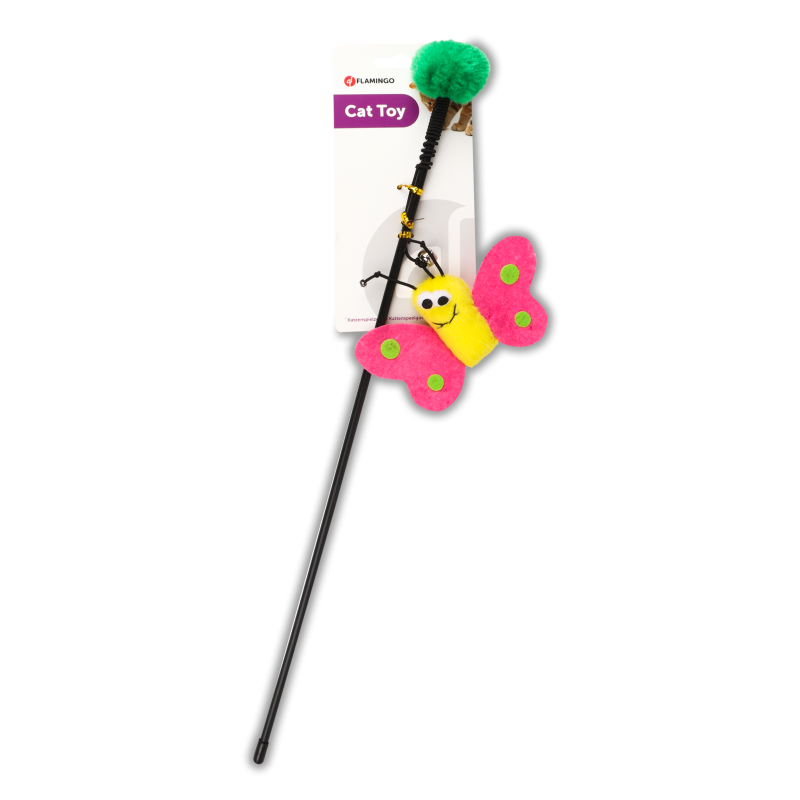 Іграшка д/котів Вудка Щасливий метелик Flamingo