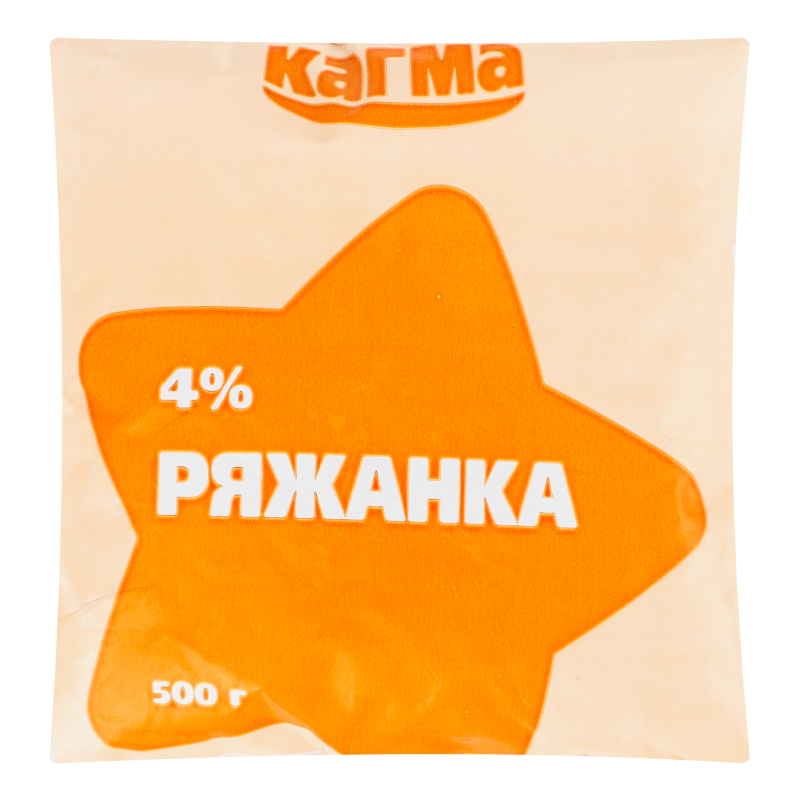 Ряженка 4% Кагма м/у 500г Кагма(4820001421101): купить в интернет ...