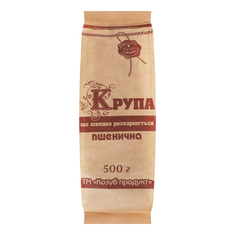 Крупа пшенична швидкорозварювана Козуб продукт м/у