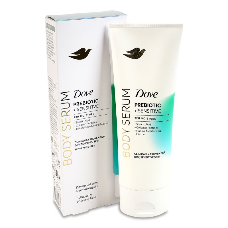 Сироватка д/тіла Prebiotic д/чутливої шкіри 200мл Dove