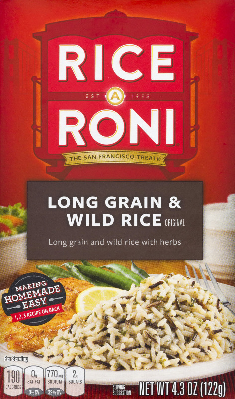 Rice A Roni Long Grain & Wild Rice Original Rice-A-Roni(15300430471 ...