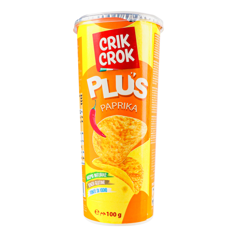 Чіпси Paprika Crik Crok тубус