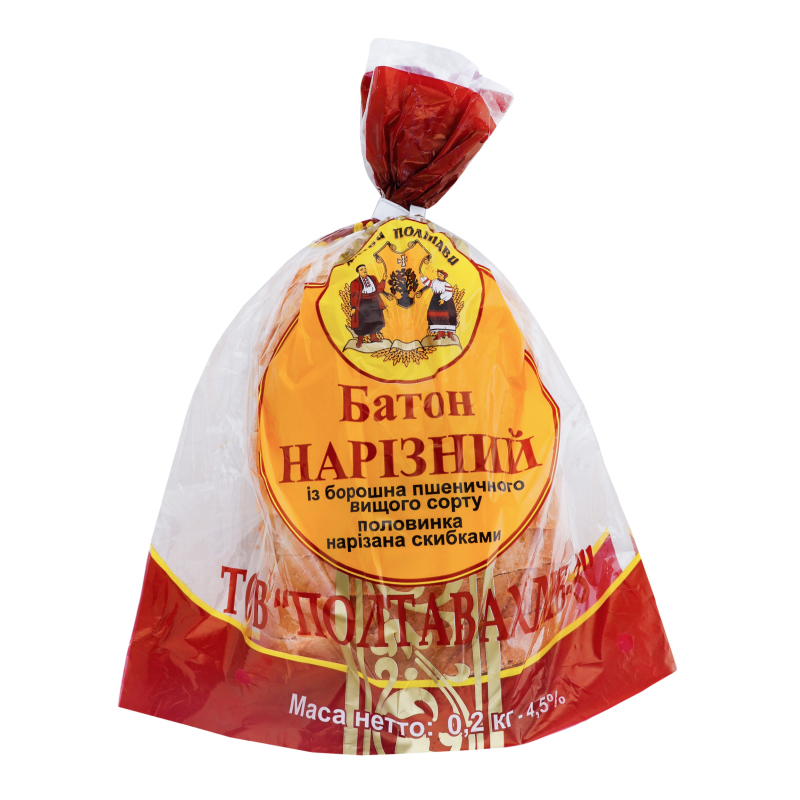 Батон Нарізний Хліби Полтави м/у