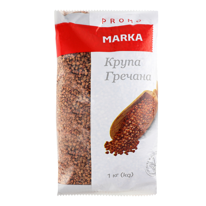 Крупа гречана ядриця швидкорозварювана Marka Promo 1ґ м/у