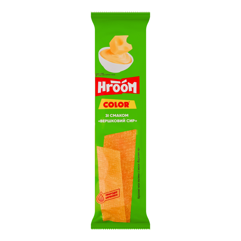 Чипси картопляні пластинки Вершковий сир Color Hroom м/у