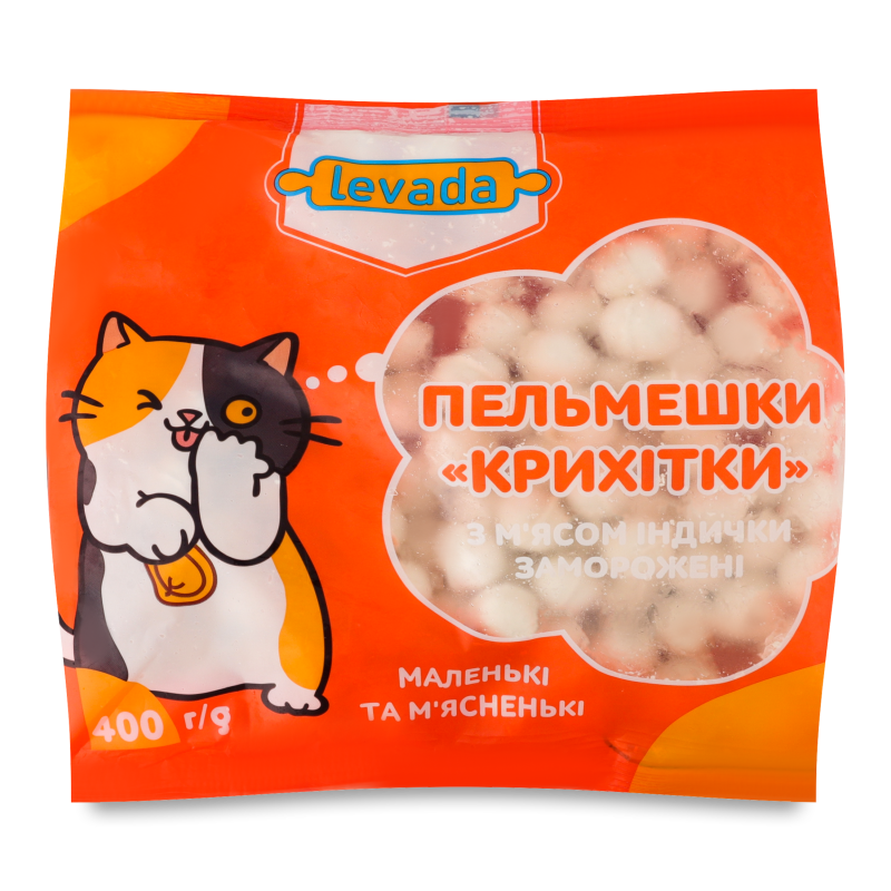 Пельмешки Крихітки з м’ясом індички 400г Levada