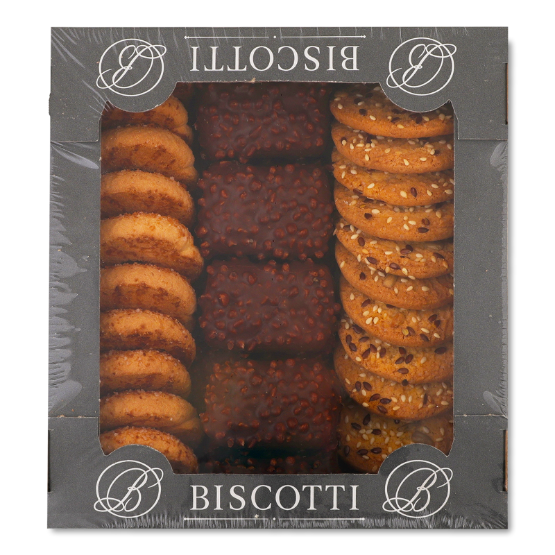 Печиво пісочно-відсадне Деміціо Мікс 450г Biscotti