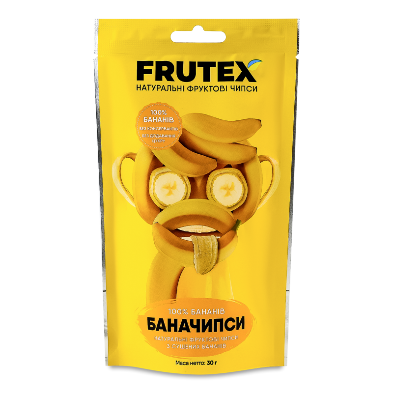 Чипси фруктові Баначипси 30г д/п Frutex