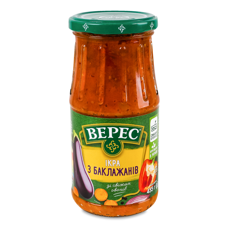 Ікра з баклажанів Екстра 435г твіст/б Верес