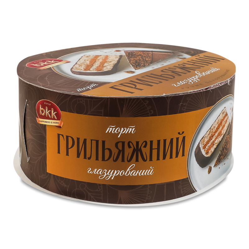 Торт Грильяжний глазурований 450г БКК