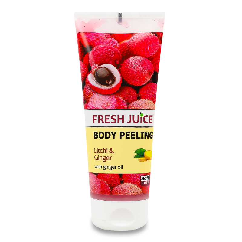 Пілінг д/тіла Лічі та імбир 200мл Фреш джус