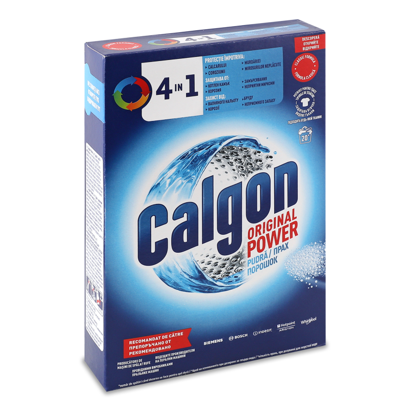 Засіб д/пом’якшення води та запобігання утворенню накипу 1кг Calgon