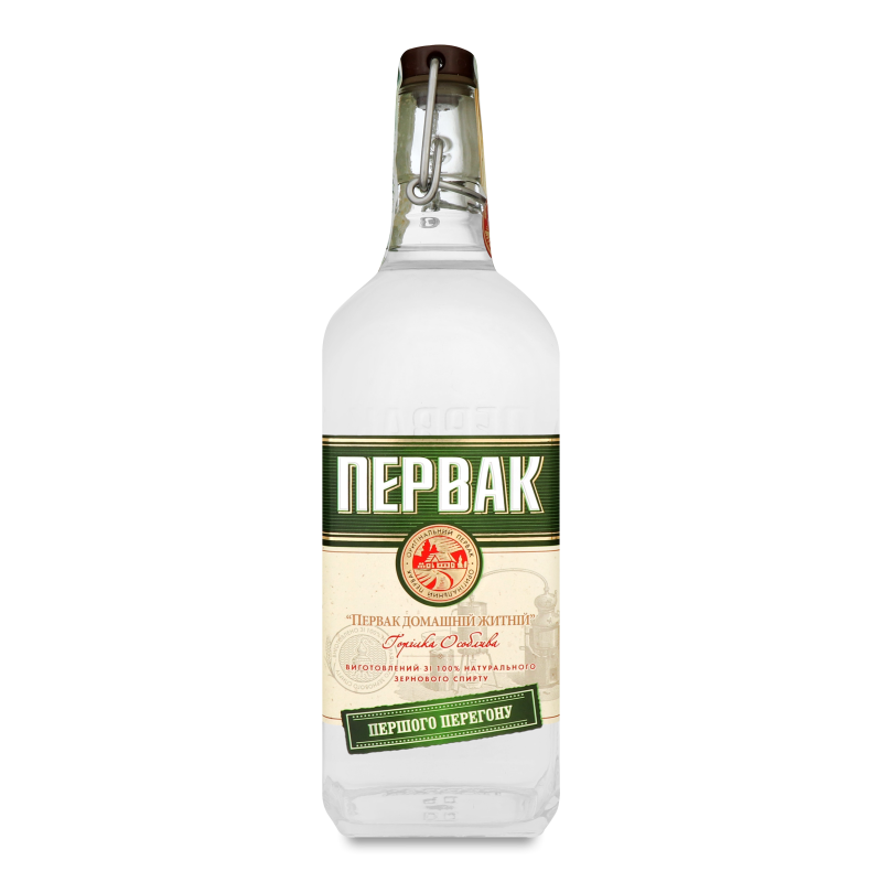 Горілка Первак Домашній житній першого перегону 40% 0,7л Pervak