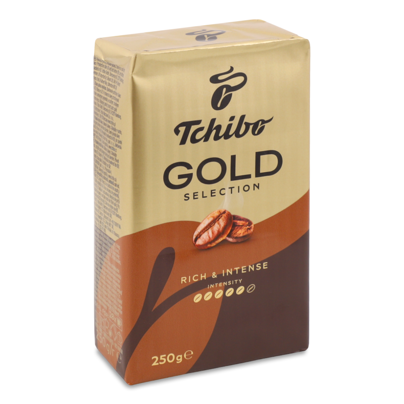 Кава Голд Селект мелена смажена 250г в/у Чібо