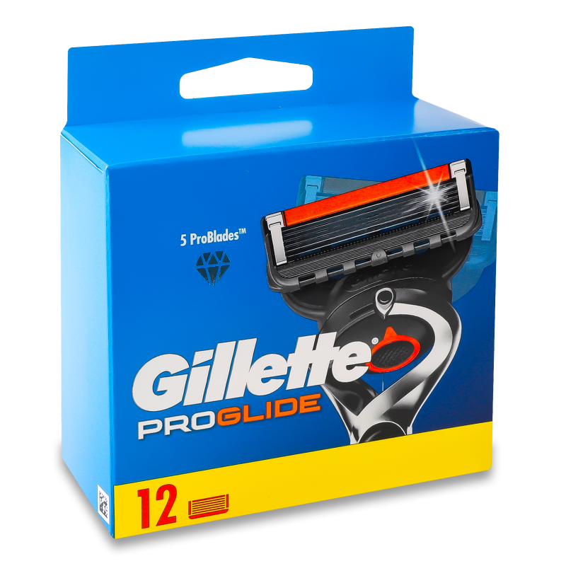 Картридж Фьюжин Проглейд 12шт Джилет