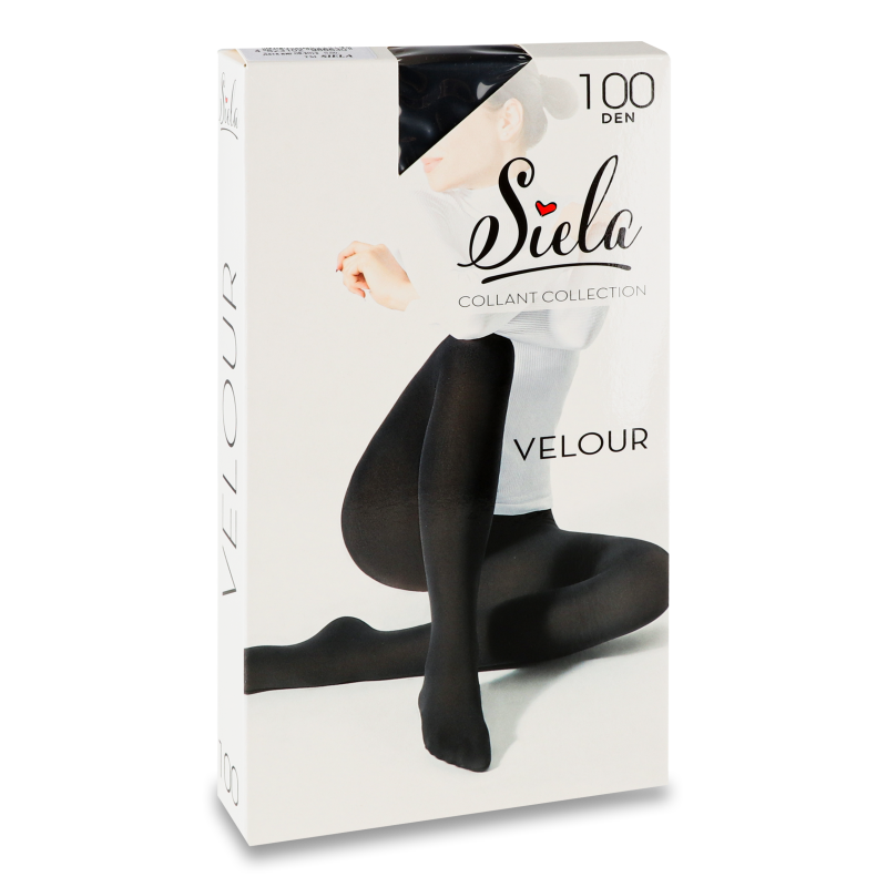 Колготи жіночі Велюр неро 100ден р.3 Сіела