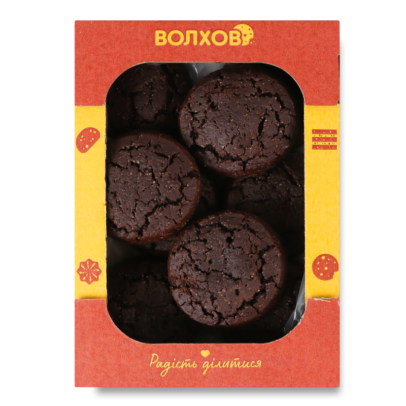 Печиво здобне пісочно-відсадне З арахісом 350г Волхов