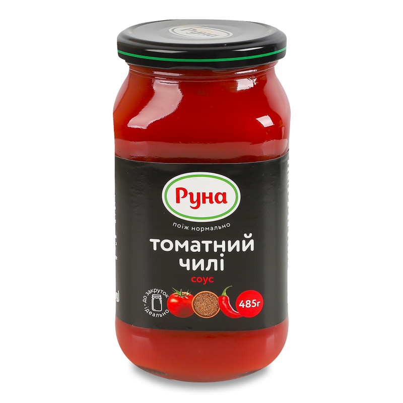 Соус Томатний чилі 485г твіст/б Руна