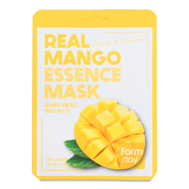 Маска д/обличчя Real Mango відновлювальна тканинна 23мл Farm stay
