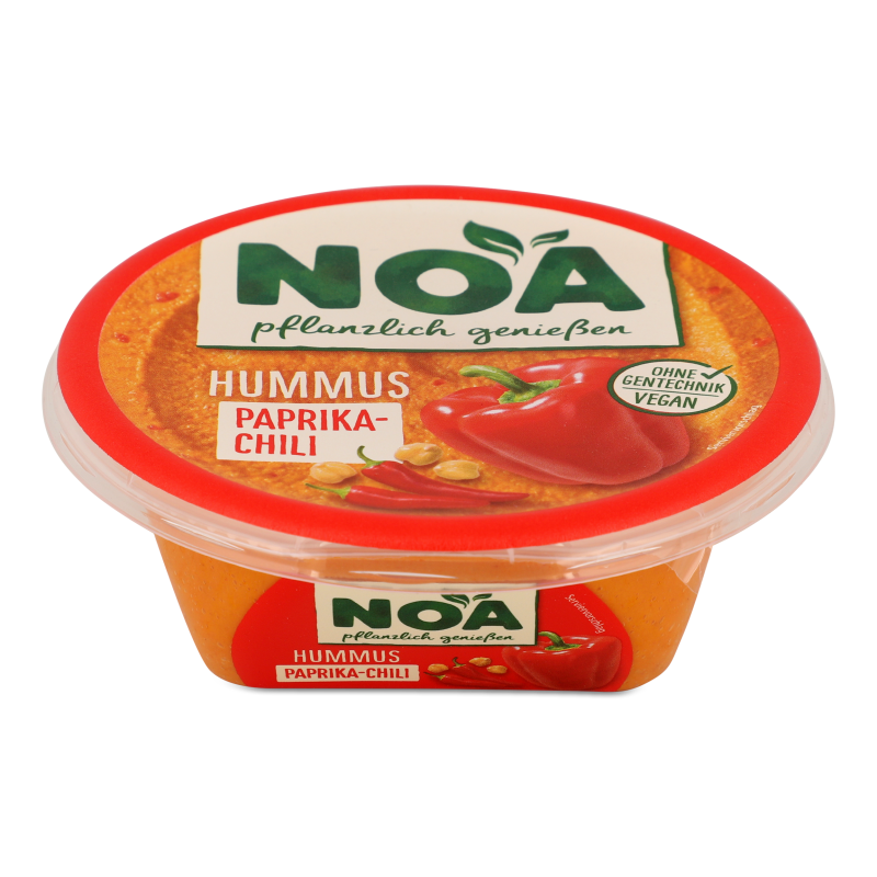 Закуска з нута Хумус з паприкою та чилі 175г NOA