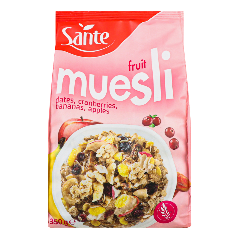 Мюсли с фруктами Sante м/у 350г(5900617002105): купить в интернет ...