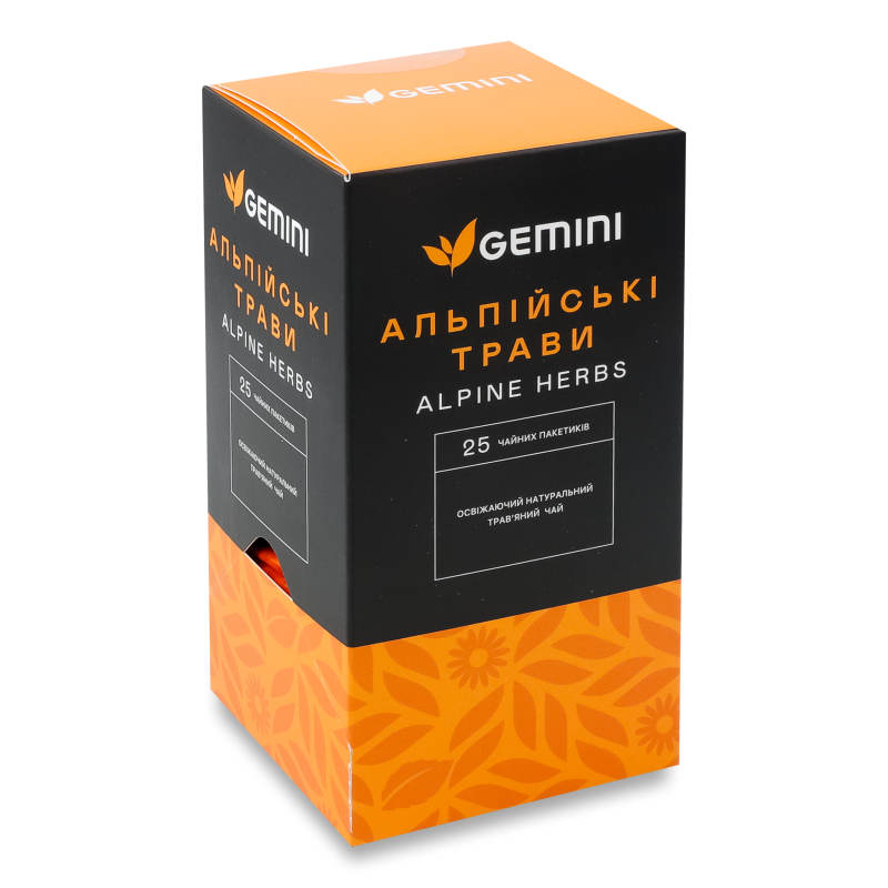 Чай трав”яний Альпійські трави 25*1,5г Джеміні