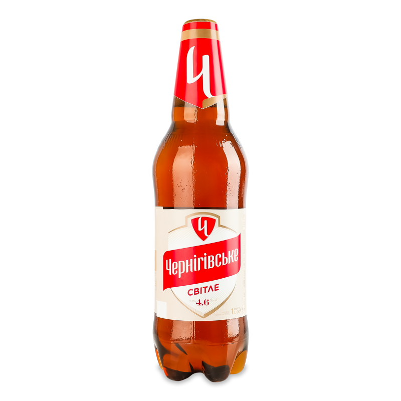 Пиво світле 4,6% 1л пет Чернігівське