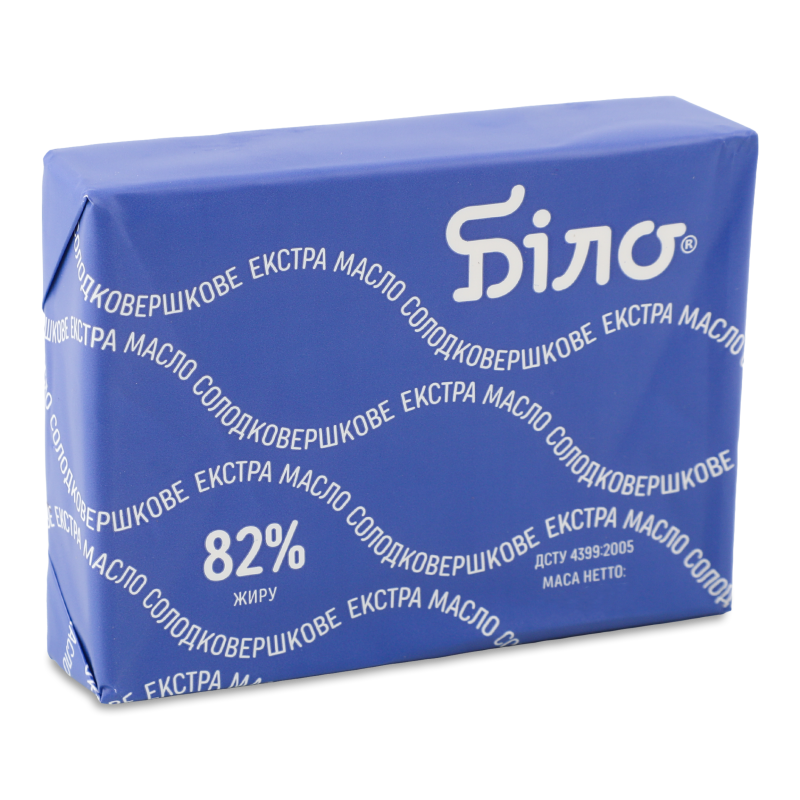 Масло Екстра солодковершкове 82% 180г Біло