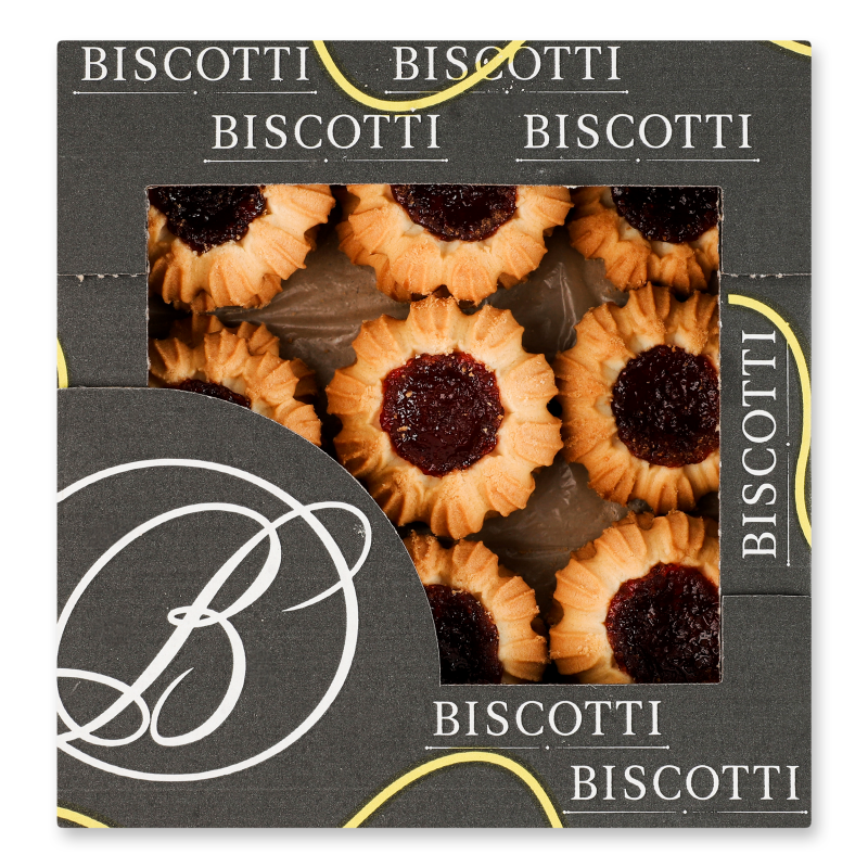Печиво пісочно-відсадне Шарлотка фруктова 305г Biscotti