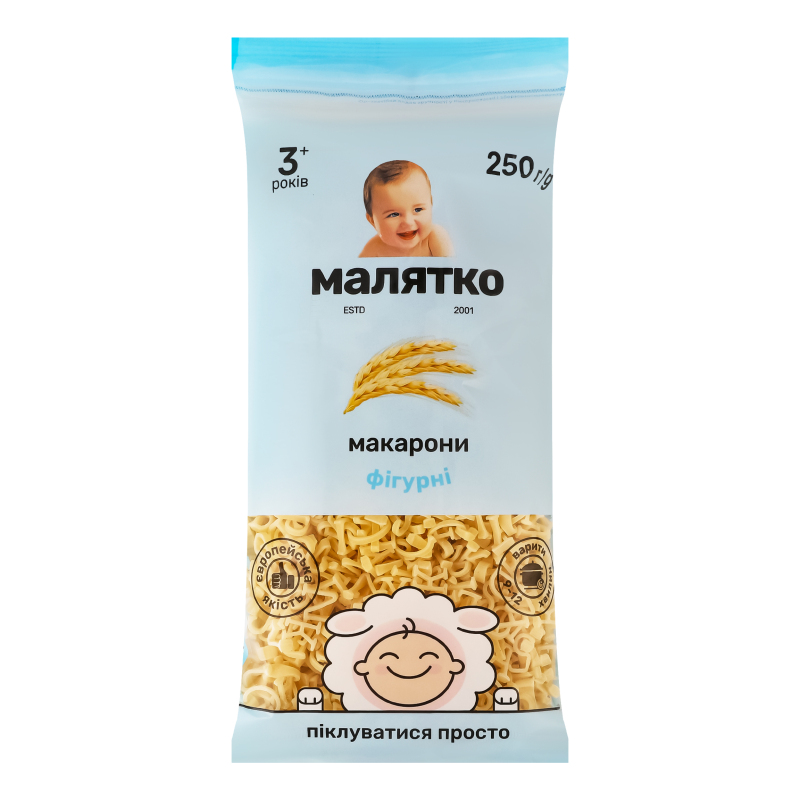 Макароны фигурные Малятко м/у 250г Малятко(4820123513227): купить в ...