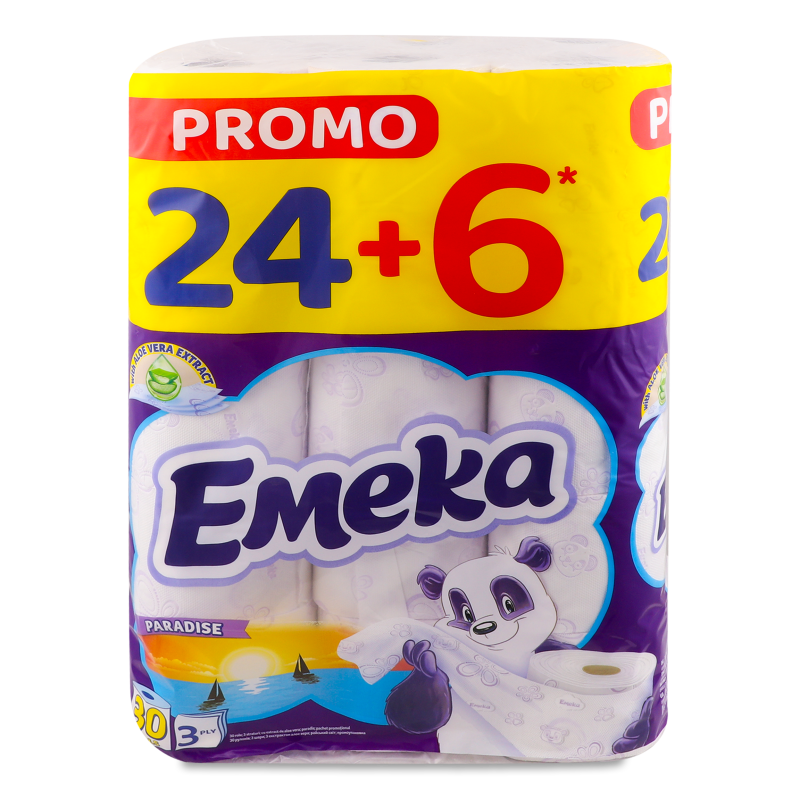 Папір таулетний Райський сад 3шари 30шт Емека