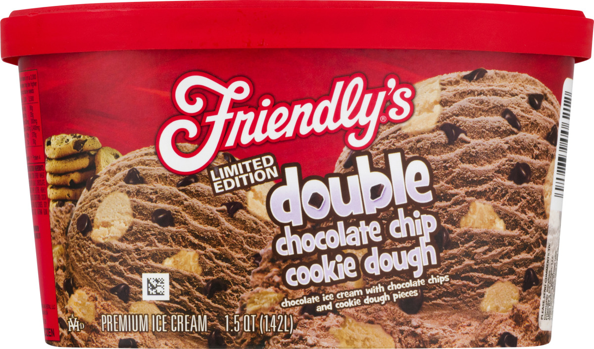 Friendly's Ice Cream Double Chocolate Chip Cookie Dough Friendly's