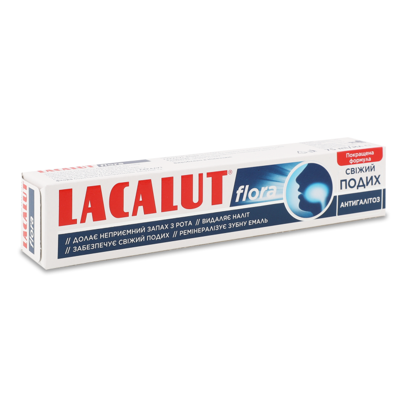 Паста зубна Flora 75мл Lacalut