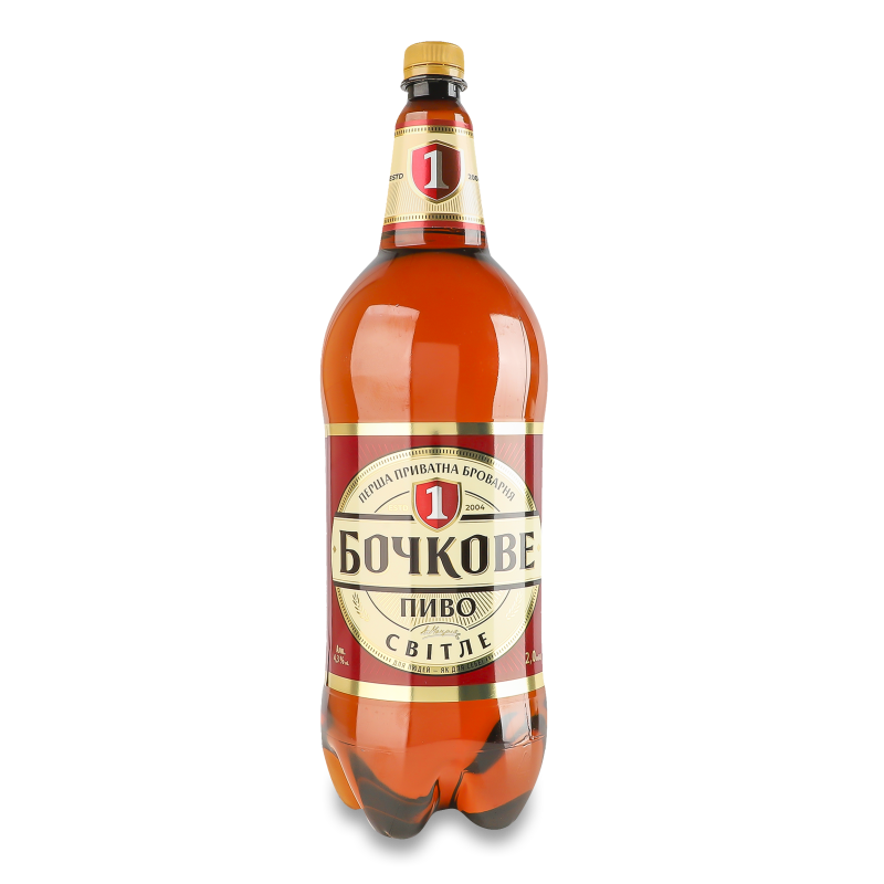 Пиво Бочкове світле 4,3% 2л пет ППБ