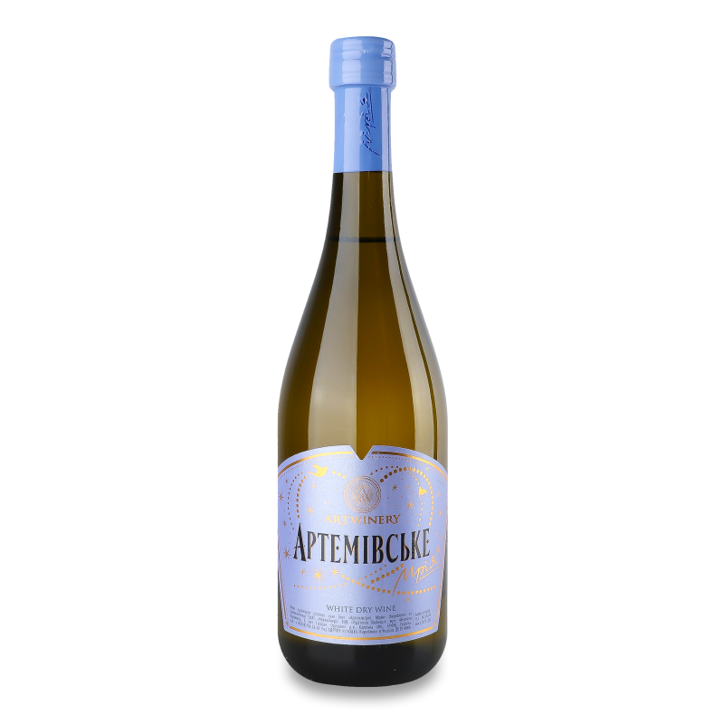 Вино Артемівське Мрія біле сухе 9,5-14% 0,75л Артвайнері