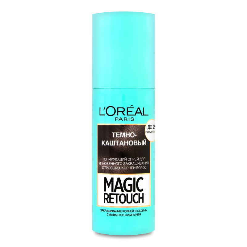 Спрей тонуючий д/волосся Меджик Ретач темно-каштановий 75мл Лореаль