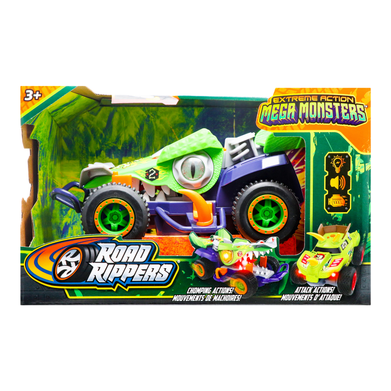 Машинка для детей от 3лет №20111 Mega Monsters Road Rippers 1шт
