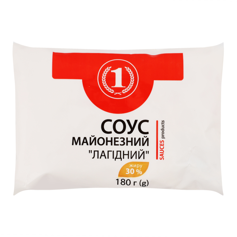 Соус майонезний 30% Лагідний ТМ "1" м/у