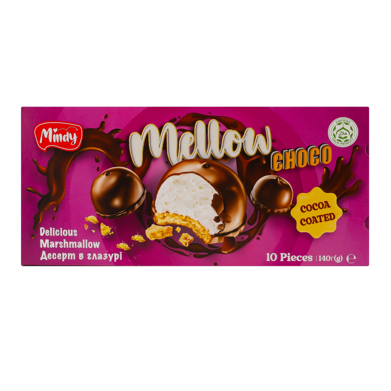 mikiko Десерт в глазури Mellow choco Mindy к/у 140г Mindy(4823017508835