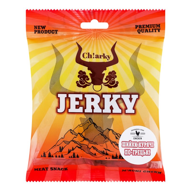 Шийки курячі По-грецьки Jerky Ch!arky м/у
