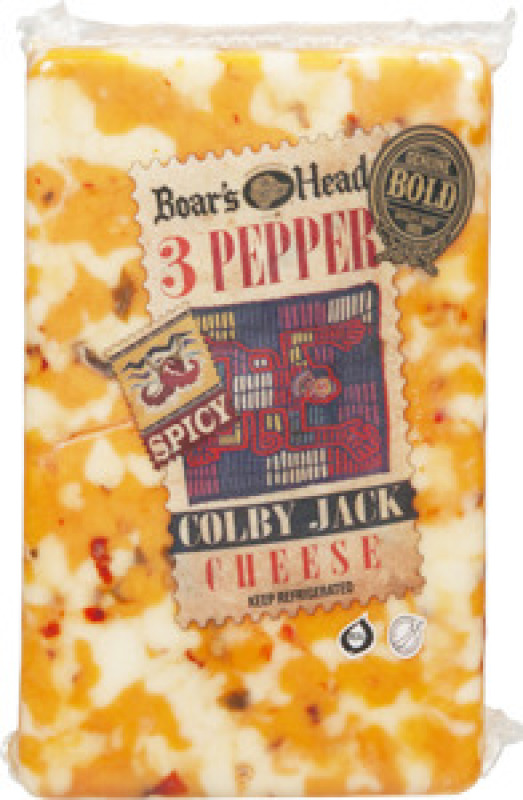 Boar's Head Colby Jack Cheese 3 Pepper Spicy Boar's Head(218719100007
