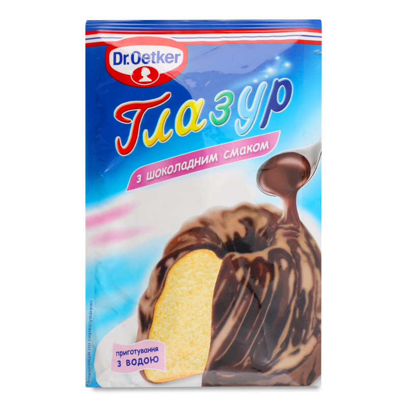 Глазур з шоколадним смаком 100г Dr.Oetker