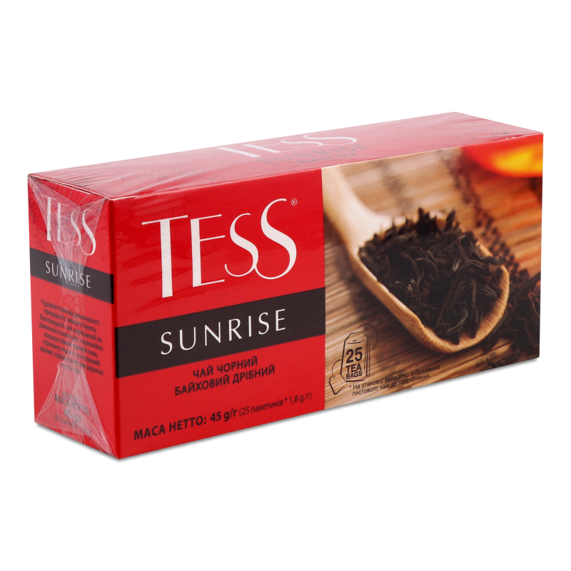Чай Sunrise чорний 25*1,8г Tess