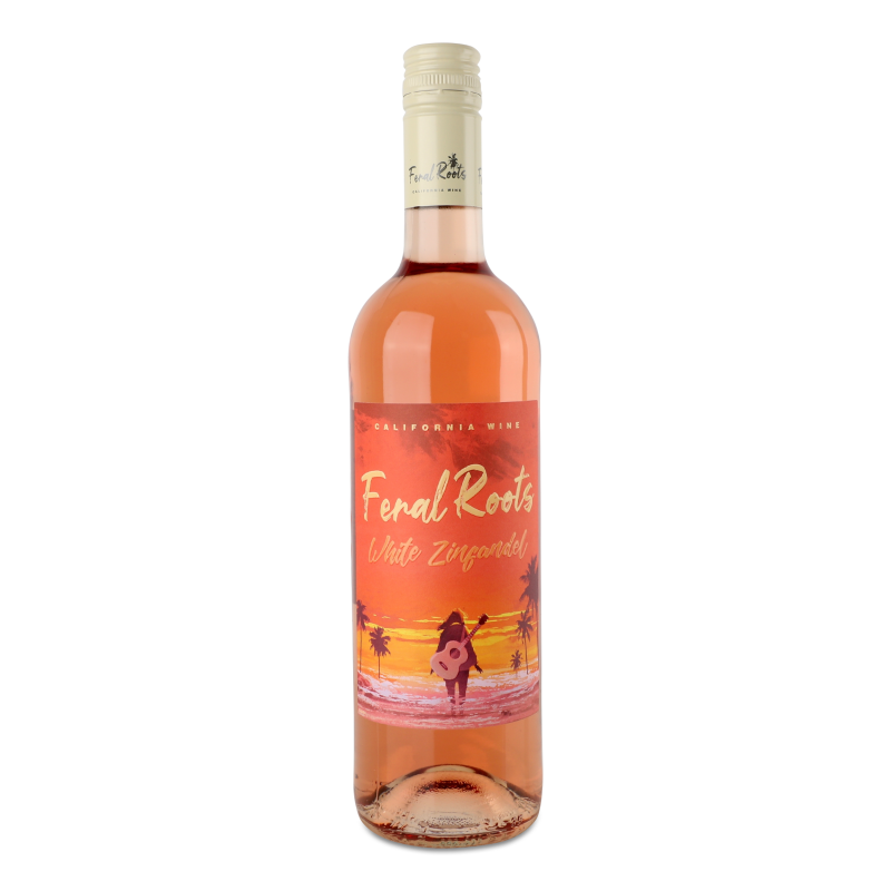 Вино Вайт Зінфандель рожеве н/сухе 10% 0,75л Ферал Рутс