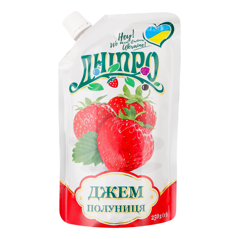 Джем пастеризований Полуниця Дніпро д/п
